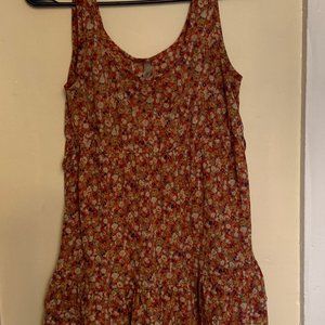 Mind Code Floral Tank Top Flowy Large